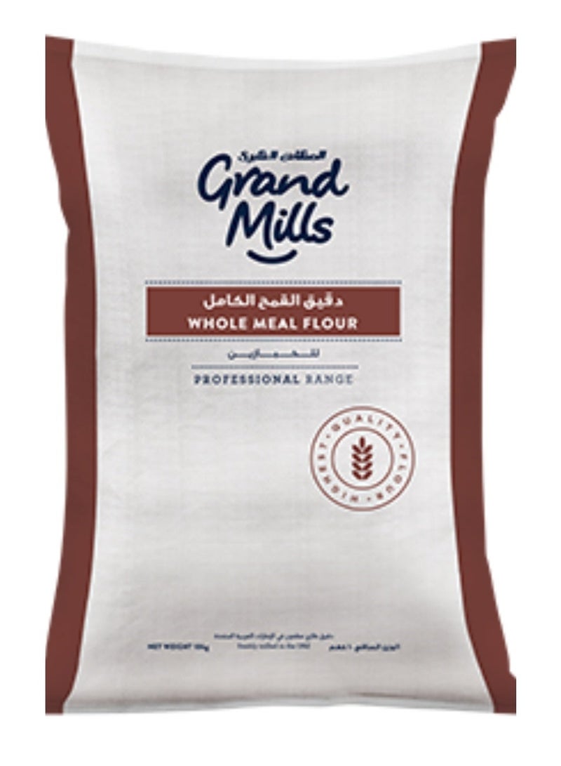 المطاحن الكبرى دقيق الحبوب الكاملة جراند ميلز كيس 50 كجم – مستلزمات الخبز والطهي الفاخرة - Image 2